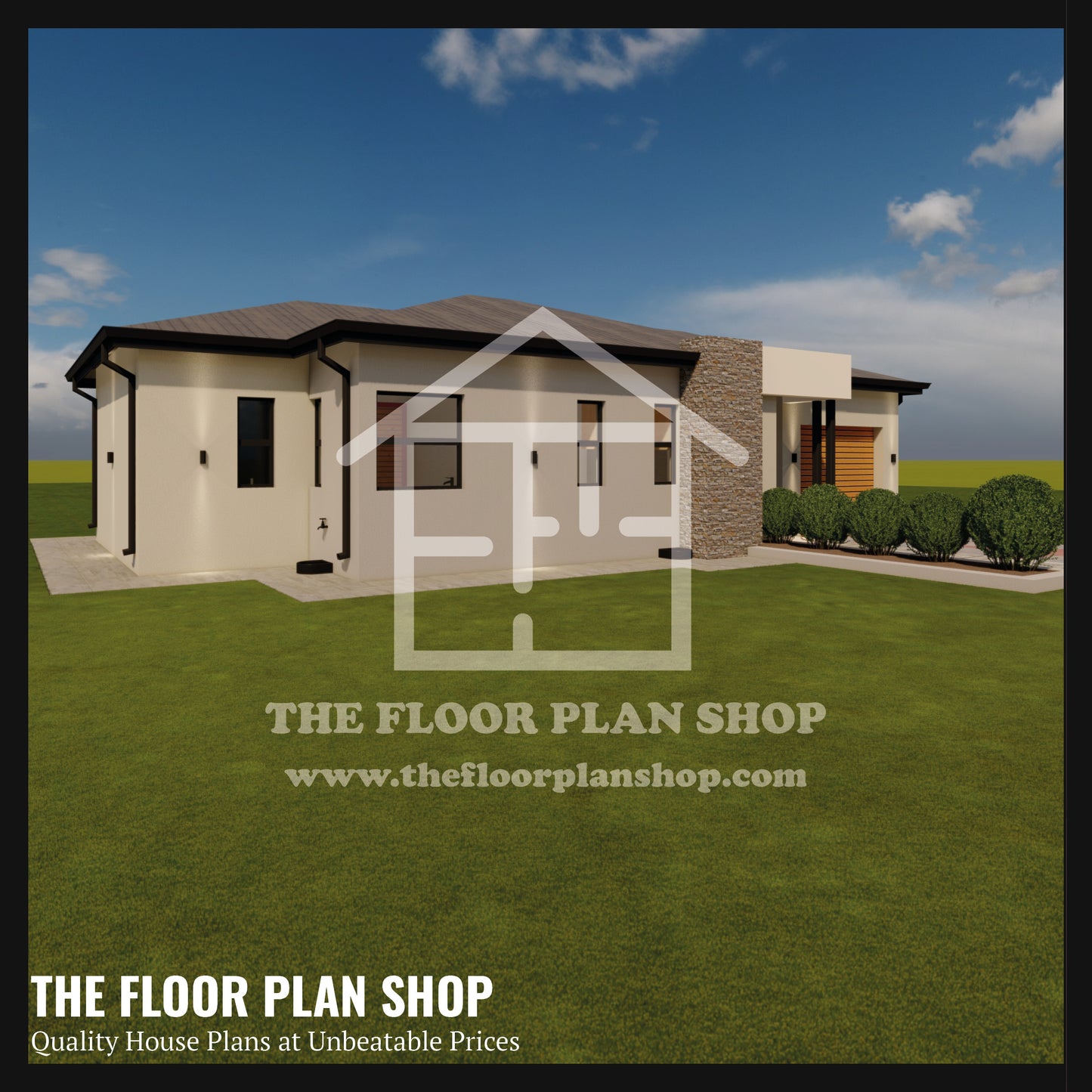 Modern 2 Bedroom House Plan – Horizon Duo