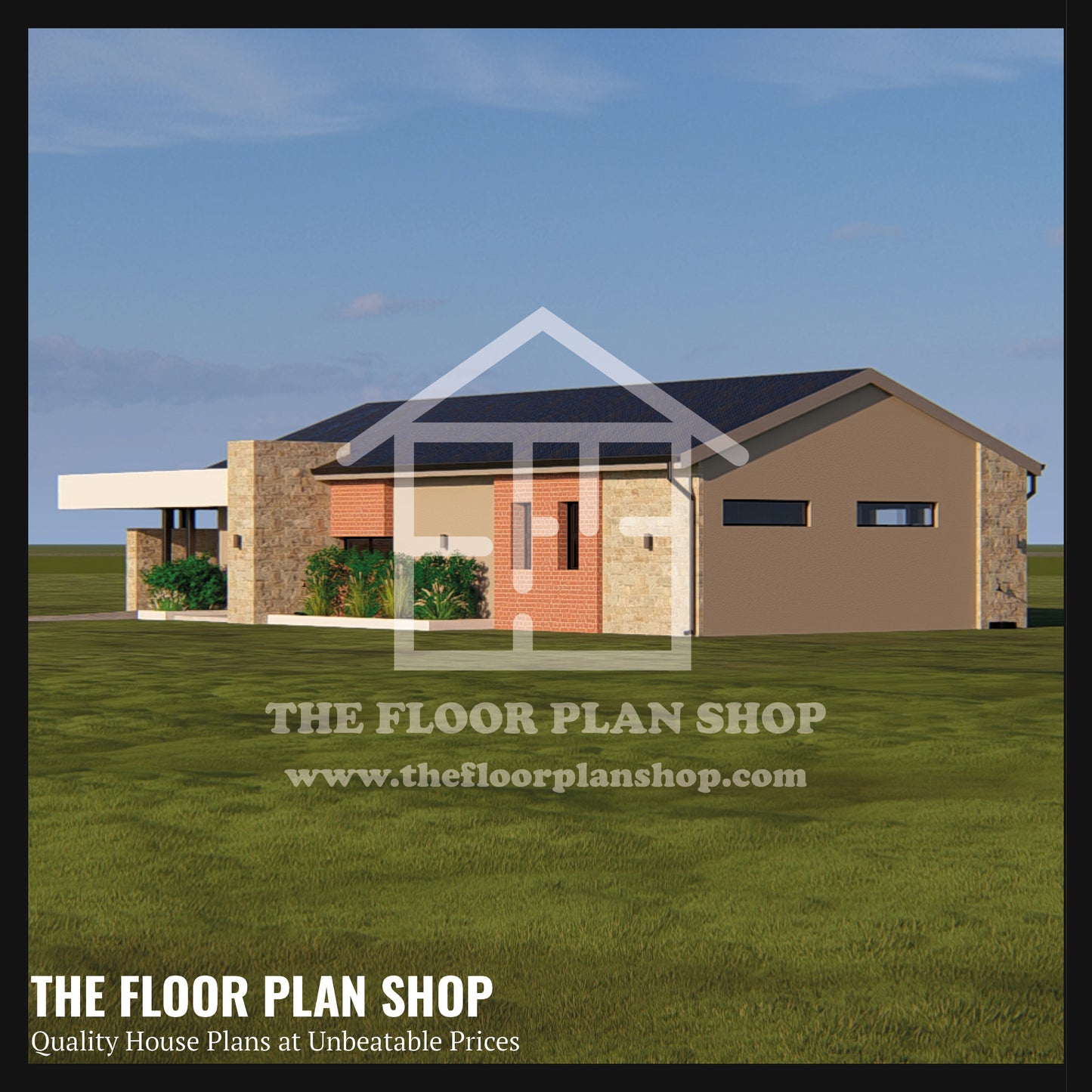 Simple 3 Bedroom Layout – Family Square