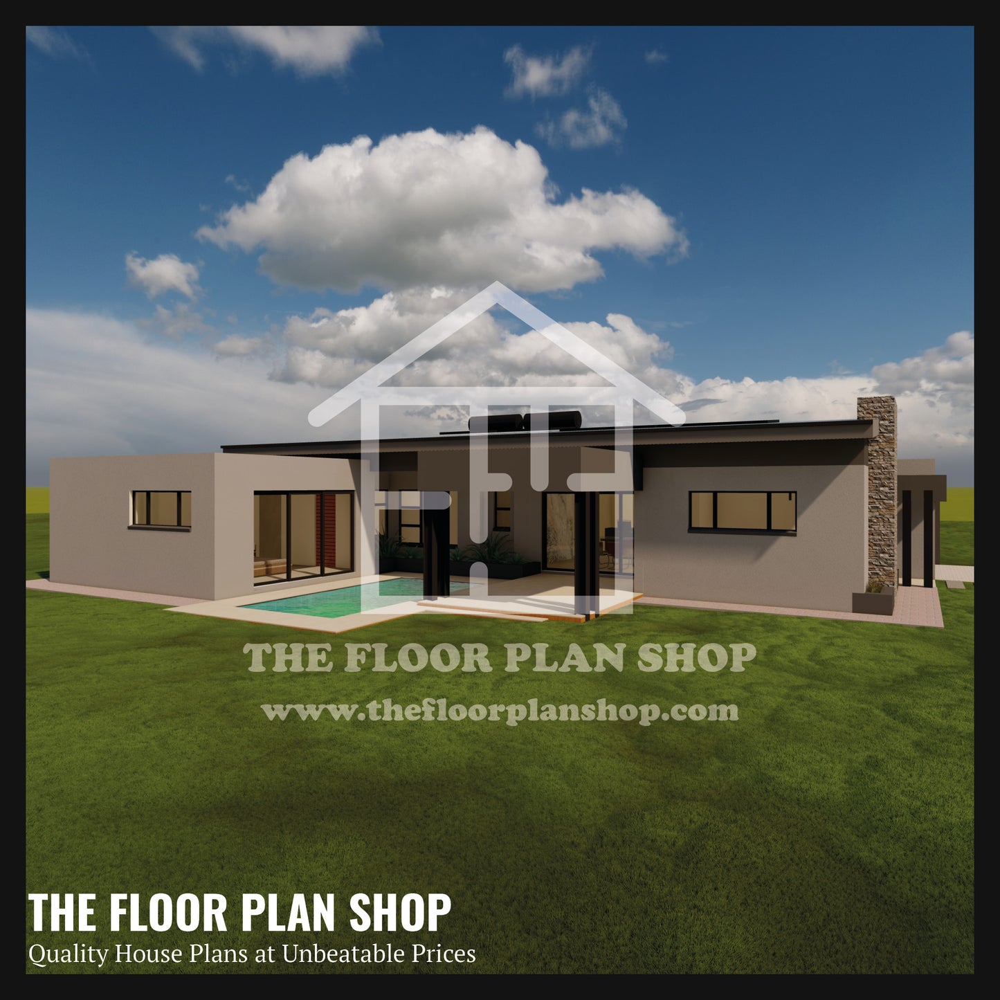 3-Bedroom Single-Storey Home with En-Suites, Staff Accommodation, Home Theatre & Pool