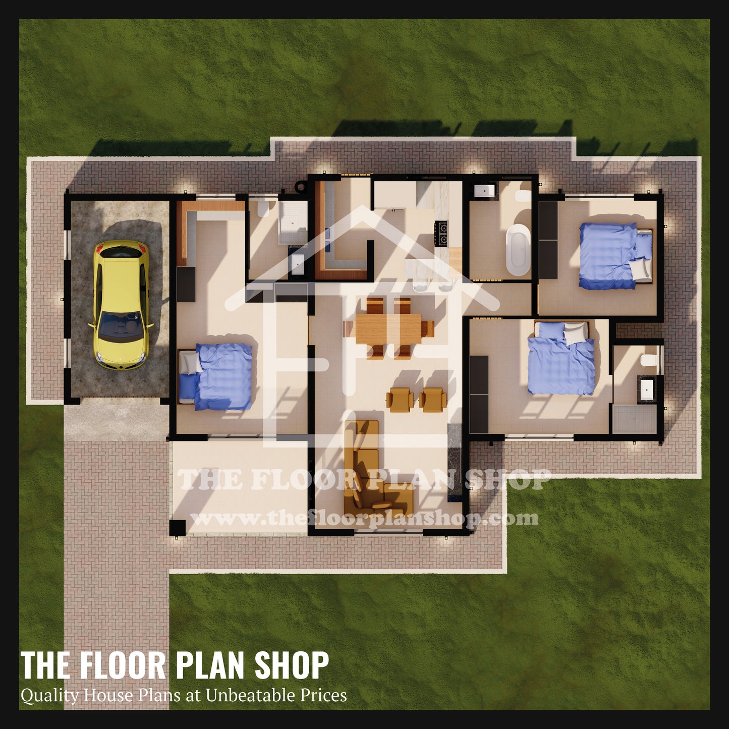 Contemporary 3 Bedroom Floor Plan – Vista Modern