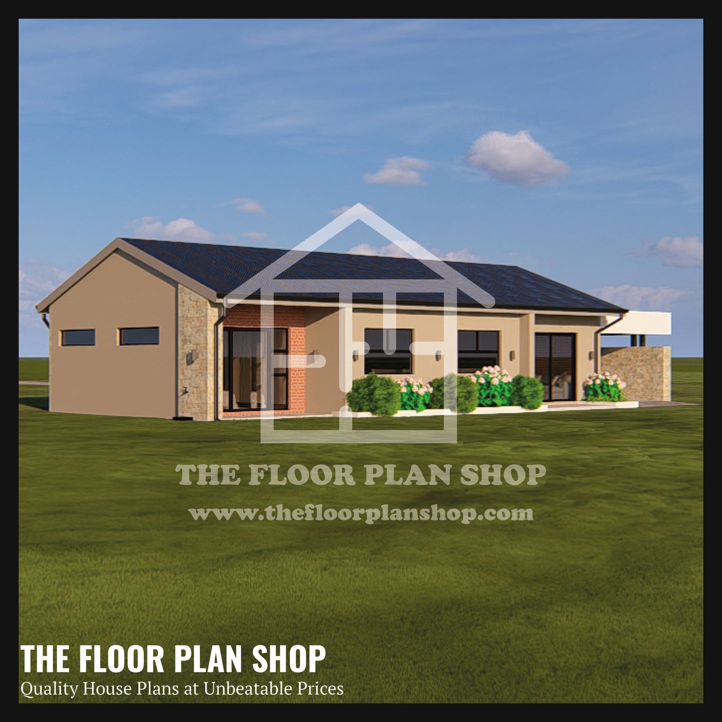 Simple 3 Bedroom Layout – Family Square